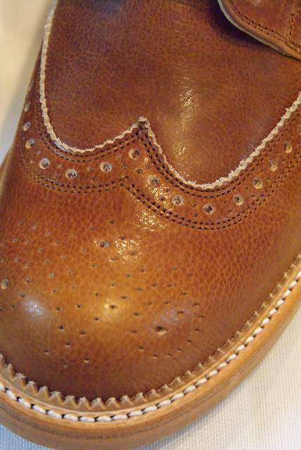JELADO (ジェラード) "ANTIQUE GARMENTS" × 「RHYTHM FOOTWEAR」　ウィングチップシューズ　JRS-1004　"Harlem"　マスタード