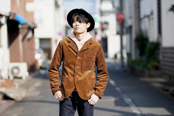 Dapper's (ダッパーズ)　ワークテーラードジャケット　1744　"Classical 3Button Work Tailored Jacket"　キャメル