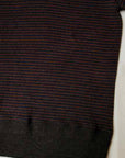 DALEE'S (ダリーズ)　Vネック・コットンニット　"ARMEE KNIT"　...ANTIQUE KNIT　US.ボーダー
