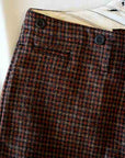 Dapper's (ダッパーズ)　ハイバックトラウザース　1600　"Classical Narrow Trousers Type Hi-Back"　ブリック/ブラック・クラシックチェック