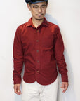 DALEE'S (ダリーズ)　長袖ドレスワークシャツ　"Sergil (サージル)"　...30s dress&work flannel　ボルドー
