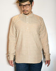 HELLER'S CAFE (ヘラーズカフェ)　プルオーバーシャツ　HC-235　"1900's Cotton Pullover Shirts"　ベージュ