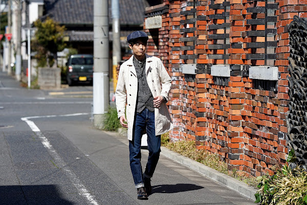 DALEE'S (ダリーズ) × SweetSue (スウィートスー)　ショップコート　BSP-SW1　"Union.Coat (ユニオンコート)"　...1920s SHOP COAT　アイボリー