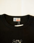 BUZZ RICKSON'S (バズリクソンズ) × PEANUTS (ピーナッツ)　長袖スヌーピーTシャツ　BR69275　"FORBES AFB, KAN"　ブラック