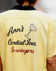 STYLE EYES (スタイルアイズ)　レーヨン・ボウリングシャツ　SE39262　"ANN'S CORDIAL INN"　イエロー