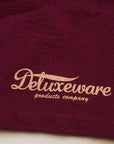 DELUXEWARE (デラックスウエア)　半袖Tシャツ　DLT-1604B　"MAGNAT DEBON"　トップパープル×フットブルー