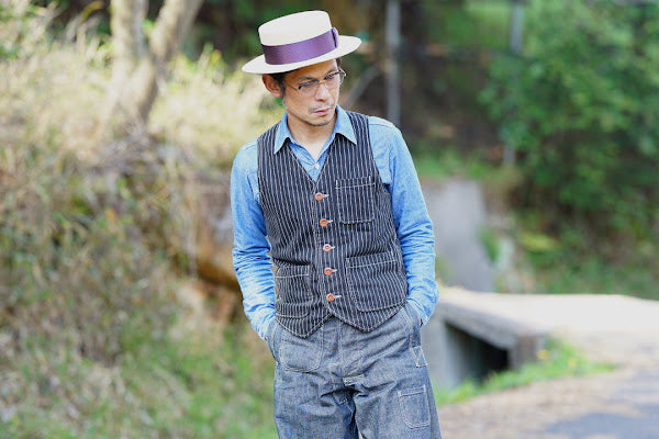 JELADO (ジェラード)　ワークシャツ　JP94112　"Smoker Shirt (スモーカーシャツ)"　インディゴシャンブレー