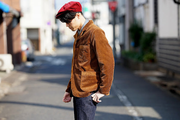 Dapper's (ダッパーズ)　ワークテーラードジャケット　1744　"Classical 3Button Work Tailored Jacket"　キャメル