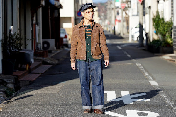 STYLE EYES (スタイルアイズ)　コーデュロイ・スポーツシャツ　SE29383　"STRIPE"　グリーン