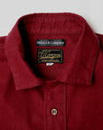 DALEE'S (ダリーズ)　長袖ドレスワークシャツ　"Sergil (サージル)"　...30s dress&work flannel　ボルドー
