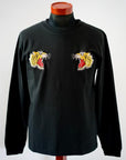 TAILOR TOYO (テーラー東洋)　長袖スカTシャツ　TT69298　"TIGER"　ブラック