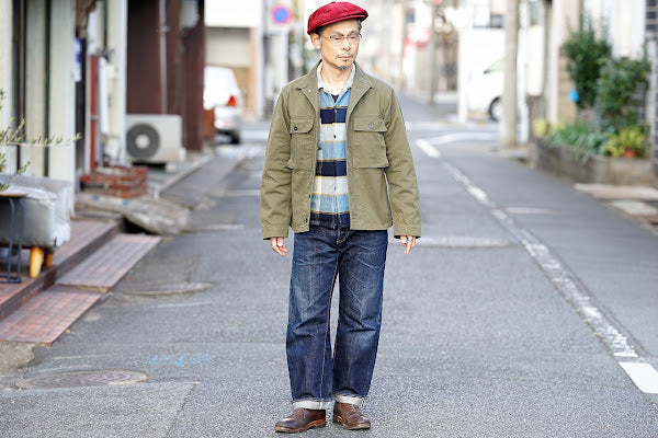 JELADO (ジェラード)　フィールドジャケット　CT03443　"CM43 HBT Field Jacket"　オリーブ