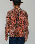 STYLE EYES (スタイルアイズ)　ベルベッティーン・スポーツシャツ　SE28245　"LEOPARD"　ピンク