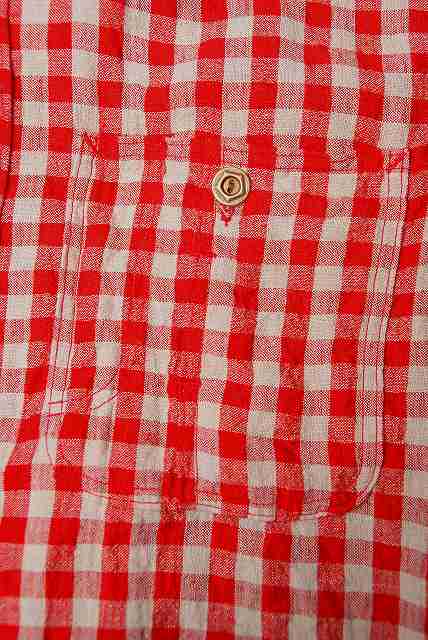 JELADO (ジェラード)　長袖ワークシャツ　JP51104　"Railroader Shirts (レイルローダーシャツ)"　レッド