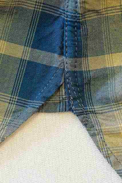 DELUXEWARE (デラックスウエア)　長袖シャツ　LV-28　"60s CHECK PATTERN"　ネイビー