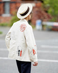 SUGAR CANE (シュガーケーン)　9oz.ツイル・ワークコート　SC15506　"1920's CARTOON WORK COAT"　ナチュラル・ワンウォッシュ