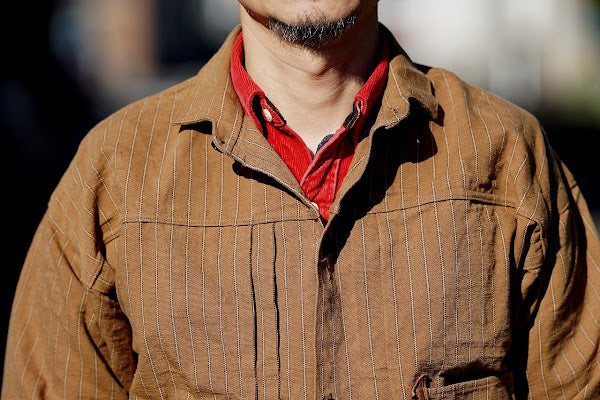 シュガーケーン×ミスターフリーダム　コーデュロイ・ウエスタンシャツ　SC28946　"MFSC "HOOPER" CORDUROY DUDE RANCHER"　レッド