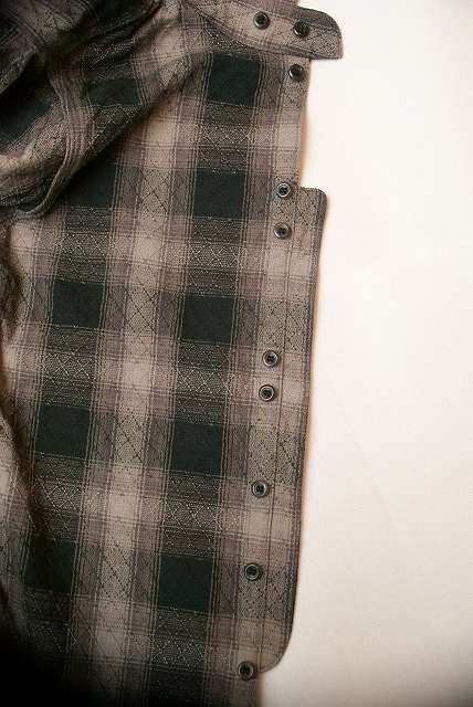 DALEE'S (ダリーズ)　フランネルシャツ　"Amond (アモンド)"　...20s ENBROID SHIRT　IM.ブラック