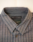 DALEE'S (ダリーズ)　6分袖ワークシャツ　"Raila (レイラ)"　...20s 3/5 SLEEVE　インディゴドギー