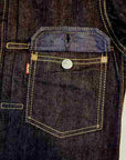 DELUXEWARE (デラックスウエア)　ジージャン　DX4015　"FIRST MODEL JACKET"　インディゴ・ワンウォッシュ