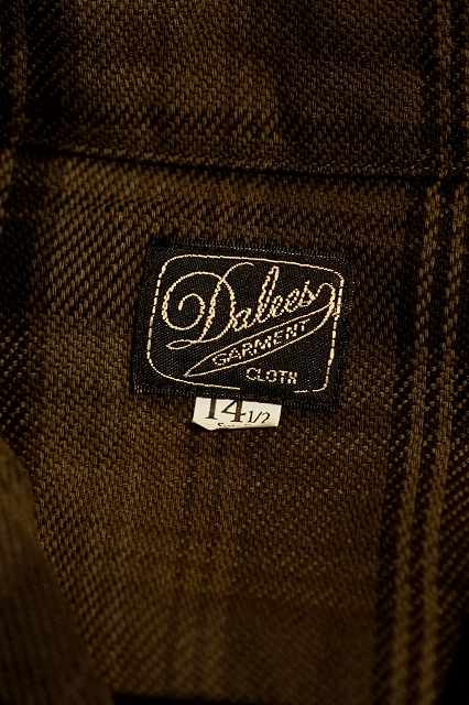 DALEE'S (ダリーズ)　長袖シャツ　"Tonky (トンキー)"　...30s BLUES STYLE　IM.マスタード