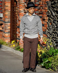 Dapper's (ダッパーズ)　ハイバックトラウザース　1600　"Classical Narrow Trousers Type Hi-Back"　ブリック/ブラック・クラシックチェック