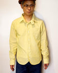 DALEE'S (ダリーズ)　長袖ドレスシャツ　"CALICO.C (キャラコ.C) with COLLER No.2"　クールイエロー