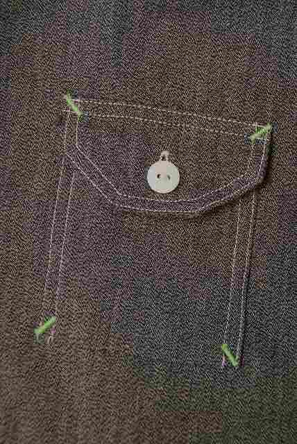 TCB (ティーシービー)　ワークシャツ　"Catlight Shirts"　コバート・ブラックシャンブレー