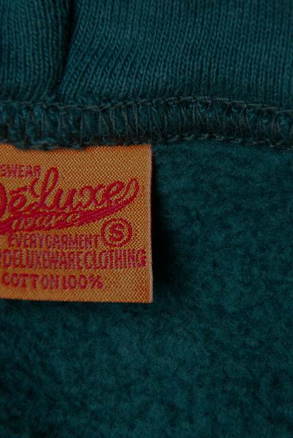 DELUXEWARE (デラックスウエア)　フルジップ・スウェットパーカー　SPZ-P　"FULLZIP PARKA PLAIN"　コバルトネイビー