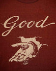 DALEE'S (ダリーズ)　半袖Tシャツ　ROT2023-A　"GOOD"　トゥルーレッド