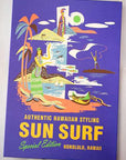 SUN SURF Special Edition (サンサーフ・スペシャルエディション)　半袖ハワイアンシャツ　SS39060　"THE LOST TOWN"　ブルー