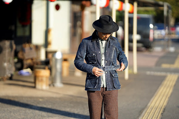 Dapper's (ダッパーズ)　ハイバックトラウザース　1600　"Classical Narrow Trousers Type Hi-Back"　ブリック/ブラック・クラシックチェック