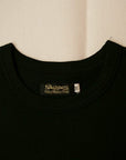 Dapper's (ダッパーズ)　ボーダーTシャツ　1247　"Three Lines Border Print Crewneck Tee"　ブラック/ワインレッド