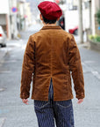 HEAD LIGHT (ヘッドライト)　ストライプデニム・オーバーオール　HD42498　"SPECIAL WOVEN STRIPE DENIM LOW BACK OVERALLS"　ワンウォッシュ