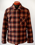 DELUXEWARE (デラックスウエア)　シェットランドウールジャケット　DX111　"50s WOOL JACKET"　レッド