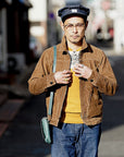 Dapper's (ダッパーズ)　ミニショルダーバッグ　1530　"Horsehide Leather Mini Shoulder Bag"　青碧ブルー