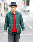 シュガーケーン×ミスターフリーダム　コーデュロイ・ウエスタンシャツ　SC28946　"MFSC "HOOPER" CORDUROY DUDE RANCHER"　レッド