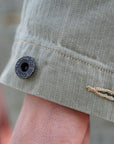 BUZZ RICKSON'S (バズリクソンズ)　ユーティリティーコート　BR15123　"U.S.M.C. M-1944 HERRINGBONE UTILITY JACKET"　オリーブ