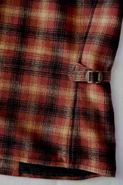 DELUXEWARE (デラックスウエア)　シェットランドウールジャケット　DX111　"50s WOOL JACKET"　レッド