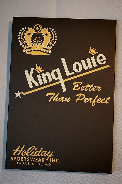 King Louie (キングルイ)　レーヨンボウリングシャツ　KL38900　"KINOMOTO TRAVEL SERVICE"　ブラック