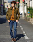 Dapper's (ダッパーズ)　レザーキャスケット　1515　"40’s Style Classic Horsehide Leather Casquette"　ブラウン