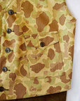 BUZZ RICKSON'S (バズリクソンズ)　リバーシブル・ミリタリーベスト　BR15161　"FROGSKIN VEST"　カモフラージュ×オリーブ