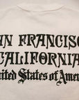 DELUXEWARE (デラックスウエア)　半袖Tシャツ　DLT-1501B　"SANFRANCISCO"　ホワイト