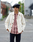 SUGAR CANE (シュガーケーン)　9oz.ツイル・ワークコート　SC15506　"1920's CARTOON WORK COAT"　ナチュラル・ワンウォッシュ