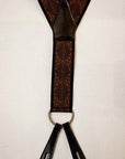 Dapper's (ダッパーズ)　Yバックスタイル・クラシカルサスペンダー　1601B　"Classical Suspenders by Gevaert"　ブラック/イエローゴールド×ブラック