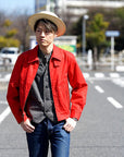 JELADO (ジェラード)　長袖ワークシャツ　AG81121　"Ellis (エリス)"　ブラックウォバッシュ