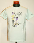 SUN SURF (サンサーフ)　半袖Tシャツ　SS78035　"HAWAIIAN BAND" by SHAG　ターコイズ