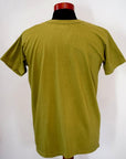 Dapper's (ダッパーズ)　半袖Tシャツ　1632　"2.5mm Binder Crew Neck Tee Standard Sewing Model"　ミリタリーグリーン
