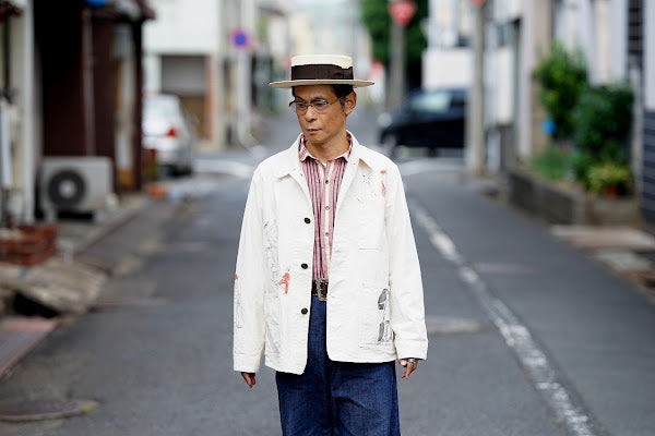 ADJUSTABLE COSTUME (アジャスタブルコスチューム)　ボーターハット (カンカン帽)　AHT-007　"Panama Boater Hat"　ダークブラウン