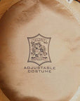 ADJUSTABLE COSTUME (アジャスタブルコスチューム)　ボーターハット(カンカン帽)　AHT-013　"Straw Boater Hat"　ネイビー×レッド